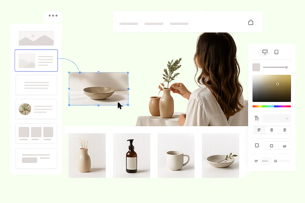 Example of website design
